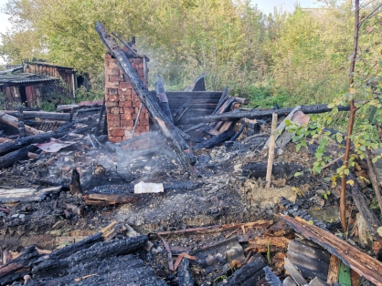 В Белевском районе проводится доследственная проверка по факту гибели мужчины на пожаре